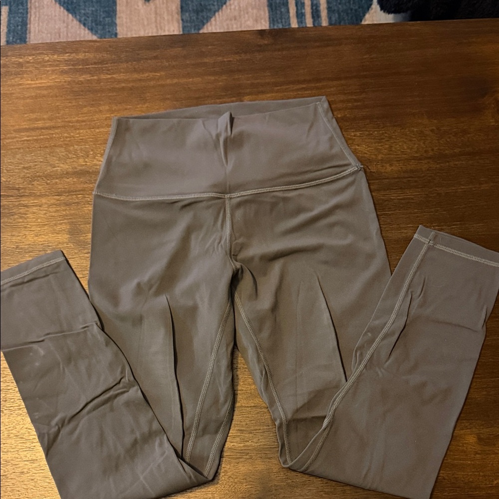 High-Waisted Gray Leggings